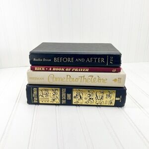 Black Decorative Book Set - Gold‎ Text Vintage Display Books